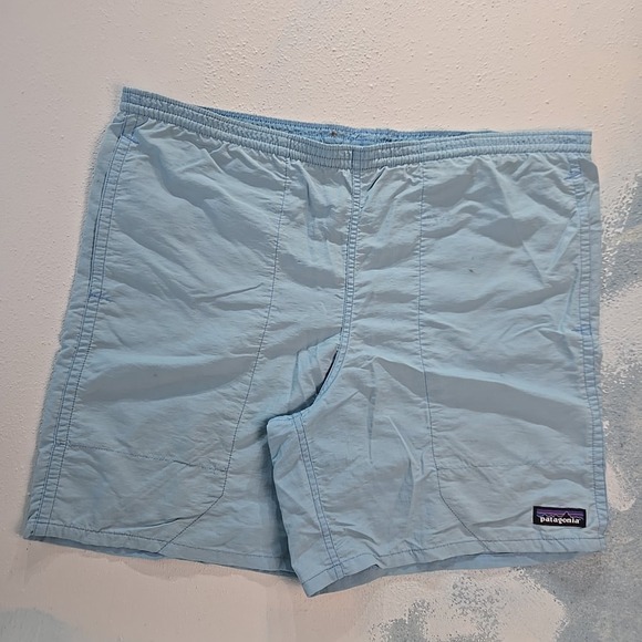 Patagonia Other - VTG Patagonia Men L Baggies Shorts Blue 7" Inseam Swim Trunks Mesh Liner USA
